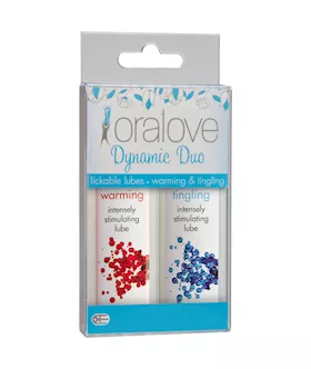 Oralove Dynamic Duo Warming & Tingling 2 Pack