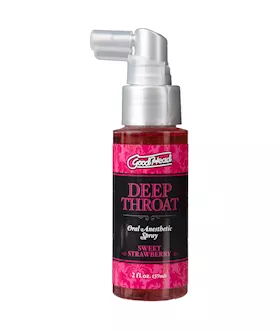 GoodHead Deep Throat Spray Sweet Strawberry