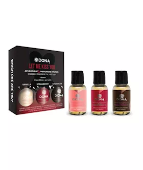 Dona Let Me Kiss You Massage Gift Set