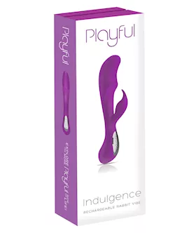 Playful Indulgence Silicone Rechargeable Rabbit Vibrator & Massager