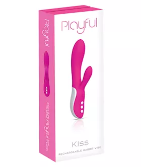 Playful Kiss Silicone Rechargeable Pink