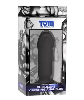 Tom Of Finland Xl Silicone Vibrating Anal Plug