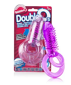 DoubleO 8 vibrating cock ring