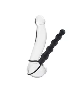 Silicone Love Rider Beaded Dual Penetrator