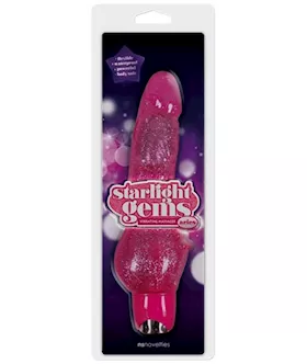 Starlight Gems Aries Vibrating Massager Pink