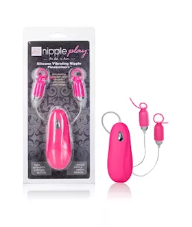 Nipple Play Silicone Vibrating Nipple Pleasurizers