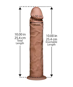 The Realistic Cock Ur3 10 Inch Suction Cup Dildo