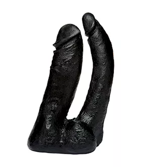 Vac-u-lock Code Black Double Penetrator Dildo The Naturals