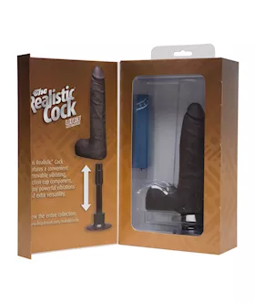 Realistic Cock Ur3 Vibrating 7 In Slim With Balls