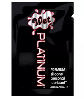 Wet Platinum Silicone Lubricant 2ml Sample