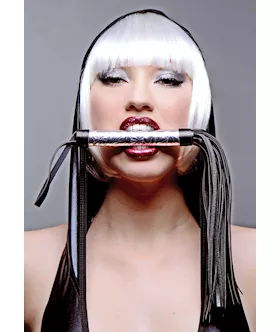 Platinum Bound Flogged Embossed Metallic Flogger