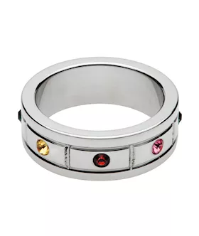 Jeweled Cock Ring- 175 Inch