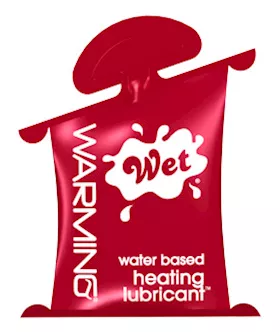 Wet Warming Lubricant 10ml Pillow Pack