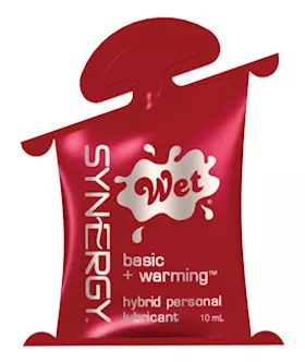 Wet Synergy Lubricant Basic Warming 10ml Pillow Pack