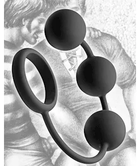 Cock Ring With 3 Weighted Balls