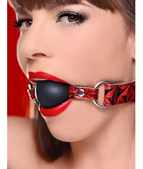 Crimson Tied Triad Interchangeable Silicone Ball Gag