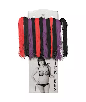 12 Assorted Rubber Ticklers Display Box