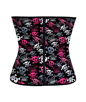 Playful Skulls Waist Cincher