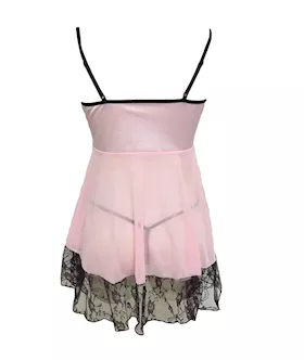 Blush And Lace Babydoll