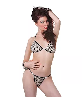 Panther Print Set & Wrist Cuffs