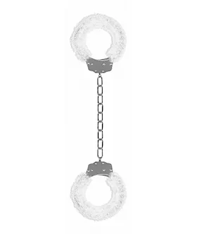 Beginners Legcuffs Furry White