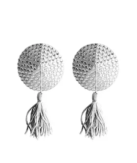 Nipple Tassels Round White