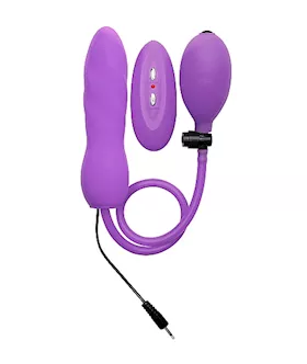 Inflatable Vibrating Silicone Twist