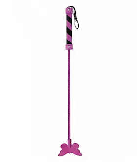 Butterfly Crop Suede Purple Black