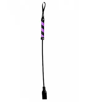 Cube Tipped Crop Pvc Black Purple