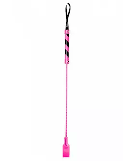 Cube Tipped Crop Pvc Pink Black