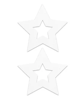 Nipple Sticker Stars White