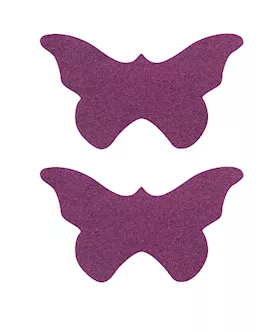 Nipple Sticker Butterfly Purple