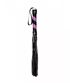Whip Small Pvc Black Purple