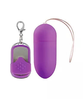 10 Speed Remote Vibrating Egg Big Purple