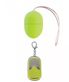 10 Speed Remote Vibrating Egg Small Green
