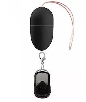 10 Speed Remote Vibrating Egg Medium Black