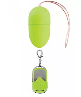 10 Speed Remote Vibrating Egg Medium Green