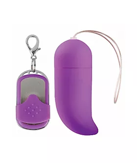 10 Speed Remote Vibrating G-spot Egg Purple