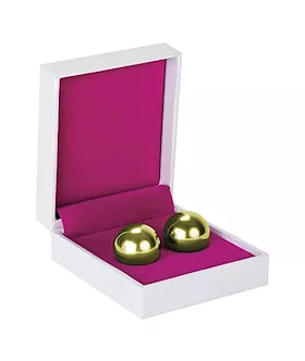 Ben Wa Balls Medium Weight Gold