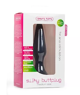 Silky Buttplug Medium Black