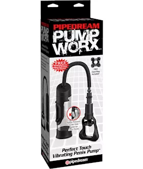 Pump Worx Perfect Touch Vibrating Penis Pump