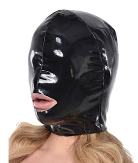 Fetish Fantasy Wet Look Open-mouth Hood