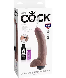 King Cock 9 Inch Squirting Dildo