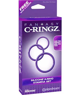Fantasy C-ringz Silicone 3-ring Stamina Set