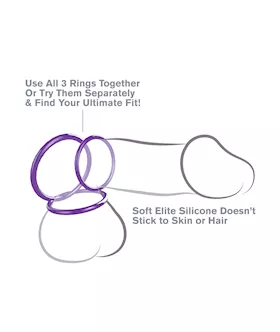 Fantasy C-ringz Silicone 3-ring Stamina Set
