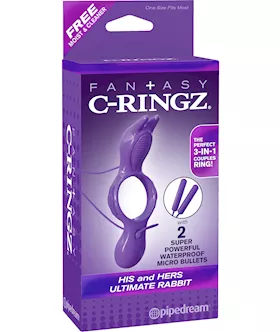 Fantasy C-ringz His And Hers Ultimate Rabbit