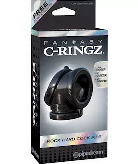 Fantasy C-ringz Rock Hard Cock Pipe