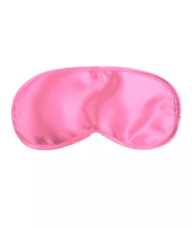 Pink Satin Love Mask