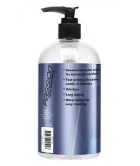 Passion Performance Anal Desensitizing Lube 16oz 473 Ml