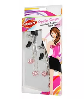 Crystal Clamps Adjustable Pressure Nipple Clamps